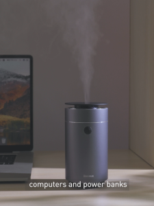 Baseus 75 ml Air Humidifier Aroma Essential Oil Diffuser for Home Officie Desk Car Cup Air Purifier USB Fogger Mist Maker Detachable Humidification