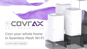 D-Link COVR-X1870 COVR AX1800 Whole Home Wi-Fi 6 Mesh System (2-Pack)