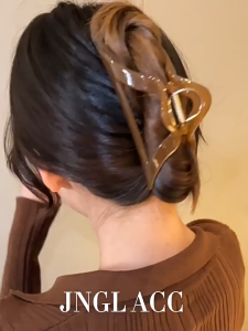 Jedai Rambut Jepit Rambut Wanita Model Segita Rambut Tebal Jepitan Rambut Hair Claw Clip