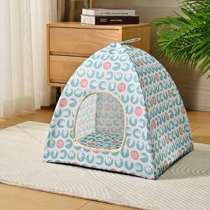 Katil Haiwan Peliharaan Tenda Nafas Sejuk Musim Panas untuk Kucing dan Anjing Pet Bed Summer-cool breathable Pet tent for cats and dogs