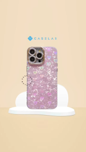 CASELAB PREMIUIM HOLOGRAM Case HOLO LOVE PINK LENS CAMERA PROTECT CASE Compatible For IP ( 11 - 16 PROMAX ) 16 PROMAX 16 PRO 16 PLUS 16 15 PROMAX 15 PRO 15 PLUS 15 14PROMAX 14PRO 14 PLUS 14 13PROMAX 13 PRO 13 12 PROMAX 12 PRO 12 11 PROMAX 11