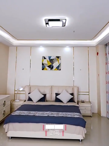 Lampu Plafon LED 3 Warna Modern Minimalis Bentuk Persegi Gaya Nordic Untuk Dekorasi Ruang Tamu / Kamar Tidur 98W