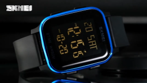 Jam Tangan Pria Digital SKMEI 1858 Kasual Sporty Anti Air