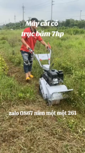 Máy cắt cỏ trục băm Kawasaki hàm cắt 42 đời mới