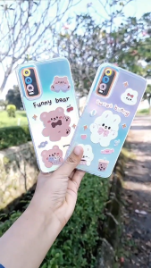 Case Hologram Fashion ( SWEET BEAR ) VIVO Y12 Y15 Y17 Y20 Y12S Y20S Y21 Y21S Y21T Y33S Y21A Y20SG Y21E Casing Hologram Aurora DUNIA JAYA ACC