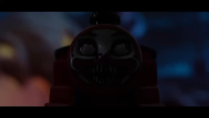 Charles Train Electric Thomas Horror Hell Spider Toy Monster Model toy with Music and Light Birthday Gift