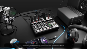 NewBaxs เครื่องผสมเสียง เครื่องผสมมืออาชีพ 6-channel MX06BT เครื่องผสมสัญญาณ EQ ผล 16DSP สัญญาณ USB บลูทูธ/MP3 เครื่องขยายเสียง KTV original