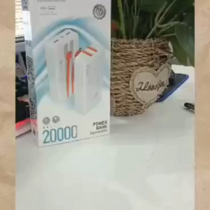 V2S PS20 Powerbank 20000mAh 2A Quick Fast Charging Power bank Built-in 2 Cable