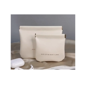 [HCM] Túi đựng tai nghe sạc điện thoại đồ trang điểm tiện lợi ví đựng tiền xu son môi mini bằng da PU có thể xếp gọn-Cozy520