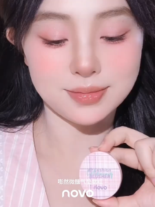 6185 NOVO BOMBSHELL CUSHION BLUSHER โนโว คุชชั่น บรัชเชอร์ สีสวย เนื้อเนียน ติดทน มี3เบอร์