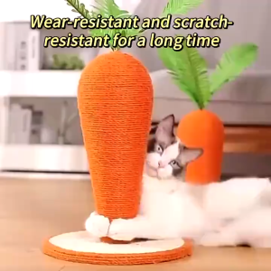 AP AIMAYAPET Carrot Cat Scratcher Sisal Claw Board Pet Cat Tree Toy Cat Scratching Post Pet Grinding Claw Toys