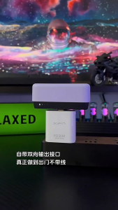 [SG STOCK]Mini Power Bank 20W Fast Charging Capsule 5000mAh Portable Charger Wireless Type-C output   Android For iphone