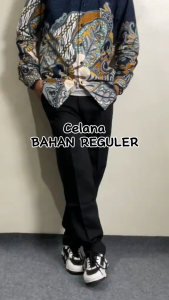 Babayaga - Celana Bahan Reguler & Celana Formal Pria Reguler