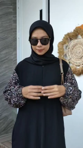 Daylidress Mahika Crinkle airflow polos mix motif