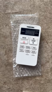 Remote Điều khiển thay thế điều hòa Toshiba NGẮN 2 CHIỀU- Hàng MỚI FULLBOX Tặng kèm Pin!!!