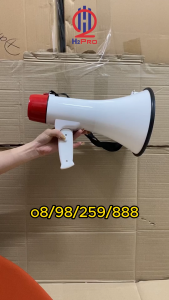 Loa Phóng Thanh Cầm Tay Công Suất Lớn 60W Ghi Âm Bluetooth Pin Sạc Loa Bán Hàng Rong - H2Pro Audio