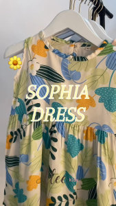 SOPHIA DRESS - Dress Anak Perempuan Rayon Catton 1-6 Tahun - Banyak Pilihan Warna Dan Motif