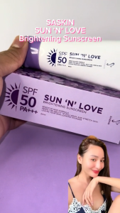 askin Sun N Love Brightening Cream Gel Sensitive Skin Formula Sunscreen SPF50 Kilikilified 60ml