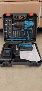 สว่านไขควงแบตเตอรี่ GOLDEN 208vf แรงกว่าเดิม x 5 เท่า. สว่านแบตเตอรี่ สว่านไฟฟ้า สว่าน สว่านไร้สาย สว่านแบตเตอรี่ไร้สาย สว่านกระแทกไร้สาย เจาะ กระเเทก ขันสกรู