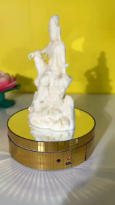 Tượng Phật Quan Thế Âm Bồ Tát dành cho xe ô tô phòng khách bàn thờ nhỏ cao 14cm - T0454