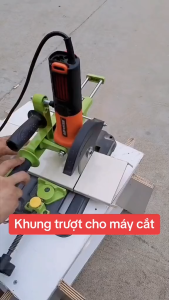 [Giá tốt chất lượng] Bàn gắn máy mài thành bàn cắt đa năng - Có thanh kéo di chuyển tiện lợi - Chất liệu Thép tinh luyện - Đế máy cắt bàn dùng cho máy cắt cầm tay - Khung gắn máy cắt