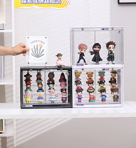 ✨SG SELLER ✨Acrylic Storage Box Figure Display Case Storage Cosmetic Organizer Popmart Molly Display Case