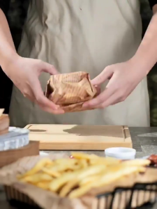 Giấy Thấm Dầu Thực Phẩm 1 Set 50 Tờ Giấy Thấm Hút Dầu Ăn Dầu Mỡ Màu NâuNhiều Kích Thước Đồ Nhà Bếp-Joyee