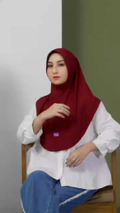 Kerudung Instan Jersey Polos Arrafi Ar 861 / Ar 861