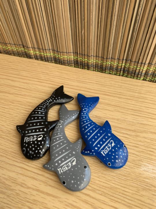 Wooden whaleshark butanding keychain Cebu souvenirs Cebu keychains