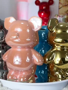 กระปุกออมสินหมูน้อย สไตล์นอร์ดิก เซรามิก (ขนาด18cm.) ของตกแต่งบ้าน ตั้งโชว์ หรือมอบเป็นขวัญวันพิเศษ