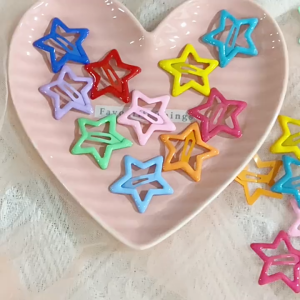 Jepit Rambut Star 1 Pcs Hair Clip Wanita Anak Bentuk Bintang Warna Warni