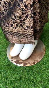 Rok Songket SPAN Palembang Rok Songket Jadi Motif Batik Terbaru Rok Songket Span Kancing Klip || Rok Songket Pinggang Karet