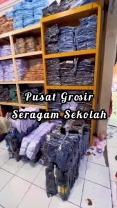 ROK PANJANG SPAN BELAH BELAKANG PUTIH SMP/SMA ANAK PEREMPUAN KELAS 1-3 BAHAN HIGHTWISS BEST QUALITY