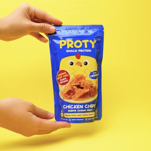 PROTY Keripik Daging Ayam ASLI TANPA TEPUNG ( Chicken Chips ) 18g