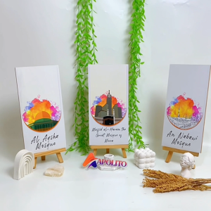 Hiasan Dinding Masjid Al Aqsha & Masjidil Haram (15x30)