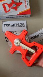 Meteran Tancap / Meteran Tanah / Meteran Rol Meteran Roll Gulung Fiberglass Fiber Measuring Tape Merk KANSAS
