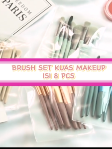 ALOBEAUTY - [LARGE] MAKE UP BRUSH SET ISI 8 KUAS MAKEUP UKURAN KECIL [4 WARNA]