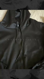 【READYSTOCK】3pcs set wear women causal setwear 现货三件套女 休闲套装 黑色套装女 遮肉三件套 外套背心短裤 酷妹套装