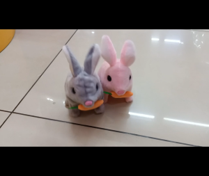 Cute Walking Rabbit With Different Styles **FREE BATTERY** With Sound Electronic Push Pet Kids Toys Dolls Child Set 可爱兔子电动宠物玩具 *READY STOCK*