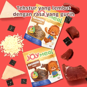 Joymeal Abonori Beef & Chicken Original & Cheese 50gr - Abon Enak Halal Tanpa Msg & Pengawet