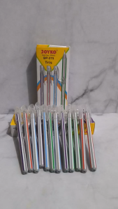 QCF Joyko 1 PACK 12 PCS Pulpen Joyko BP - 275 Tris 0.7 mm Pulpen BP 275 Pulpen Tris Joyko Pulpen Joyko Tris Pena Ball Pen Ballpoint Bolpoint Joyko Pulpen