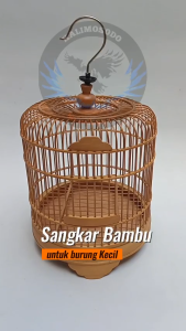 Sangkar Full Bambu untuk Pleci, Kolibri, Sogon, dan Prenjak