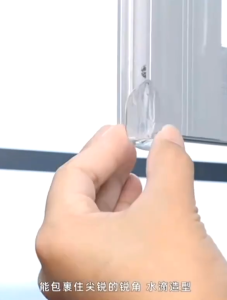 10Pcs Self-adhesive Silicone Corner Guards Water Drop Shape Clear Corner Protectors for Furniture 水滴型柔软防撞贴