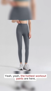 Workout Pants Women Ladies Sport Pants Sports Wear Women Pants Legging Suitable for Yoga Running and Cycling K015