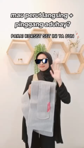 Eve Maternity Korset Pelangsing Bamboo Set Corset Korset Melahirkan Stagen Perut Premium Anti Gatal SE062