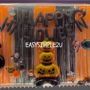 Large Size Happy Halloween Pumpkin Ghost Skeleton Witch Bat Foil Balloon Cosplay Scary Spooky Party Decoration Prop Kids Toy Spider Mummy Vampire Skull Head Stand 3D Foil Balloons Festival Decor Event Backdrop Supply Costume Accessories Photo Background