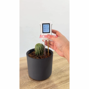 เครื่องวัดดิน 3in1 ดิจิตอล วัดค่า pH ความชื้น อุณหภูมิ หน้าจอ LED พร้อมถ่านฟรี สำหรับวัดคุณภาพดิน