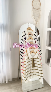 Naiya Knit Blouse / Atasan Wanita Kasual / Pakaian Rajut Terbaru