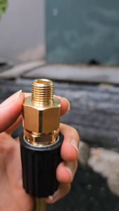 Khớp Nối Chuyển Đổi Đầu Nối Ren Từ Ren Trong 22 Sang Ren Ngoài 14mmPhụ Kiện Máy Rửa Xe