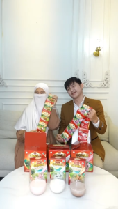 GOMILK SACHET 1 BOX netto 1KG isi 40 Sachet Susu Etawa dengan Daun kelor mengkudu dan daun salam